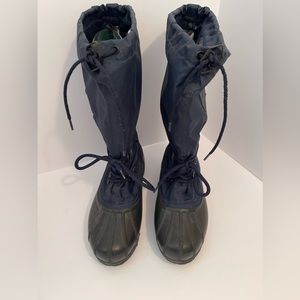 SOREL  WOMEN’S BLUE SNOWLION II WINTER WATERPROOF SNOWMOBILING BOOT SIZE 8